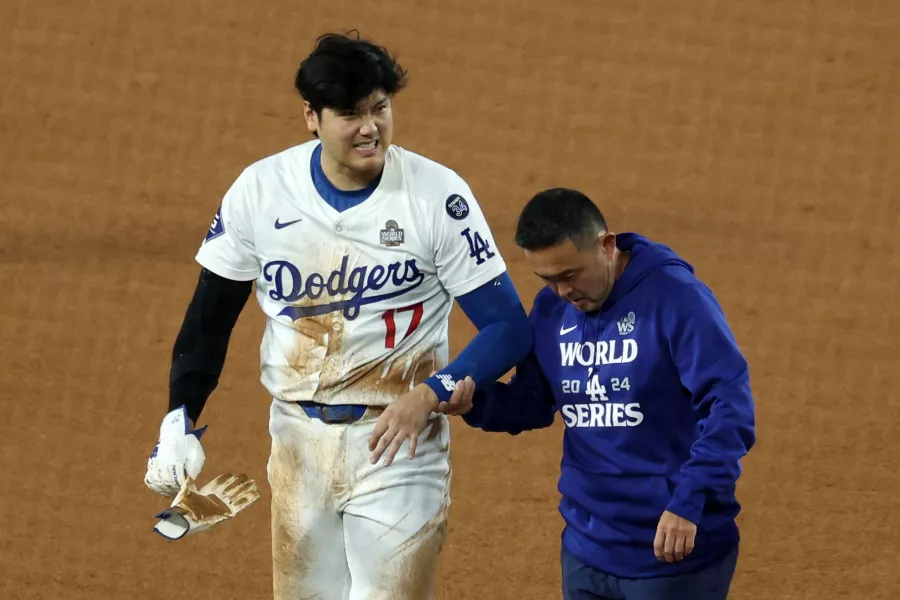 La lesión de Shohei Ohtani ensombreció el triunfo de los Dodgers