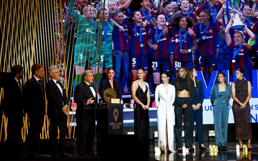 Barcelona. Premio al mejor equipo femenil del año 