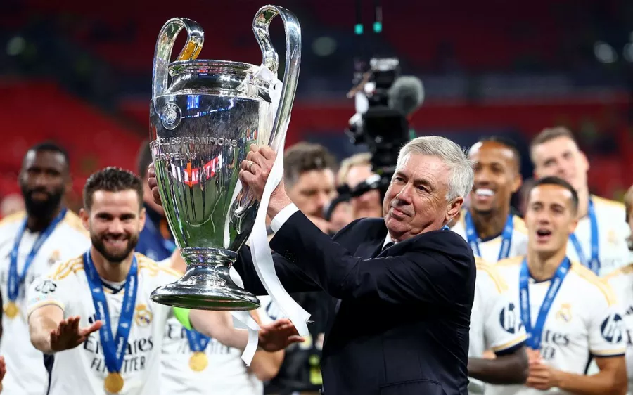 Carlo Ancelotti. Ganador al premio al mejor técnico del mundo.