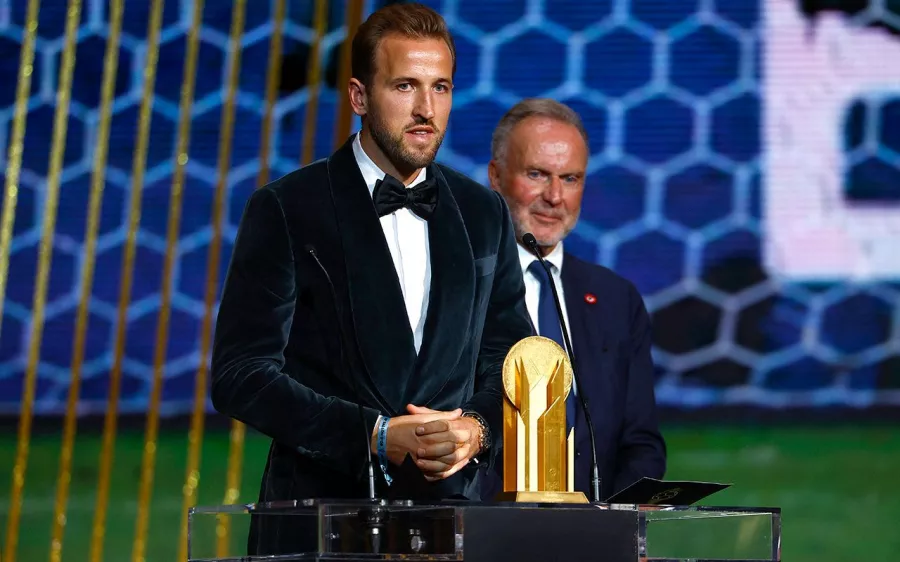 Harry Kane. Bayern Munich. Ganador compartido del premio Gerd Müller al mejor goleador del año.