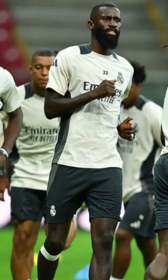 Antonio Rüdiger se ausentó del entrenamiento de Real Madrid