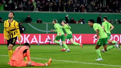 Wolfsburg dejó fuera de la Pokal a Borussia Dortmund