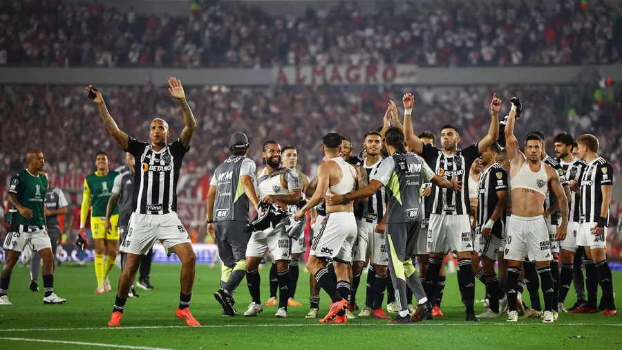 ¡A la final! Atlético de Mineiro celebró en casa de River Plate