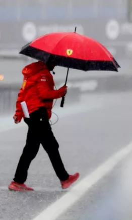 La lluvia arruinó la calificación en Sao Paulo