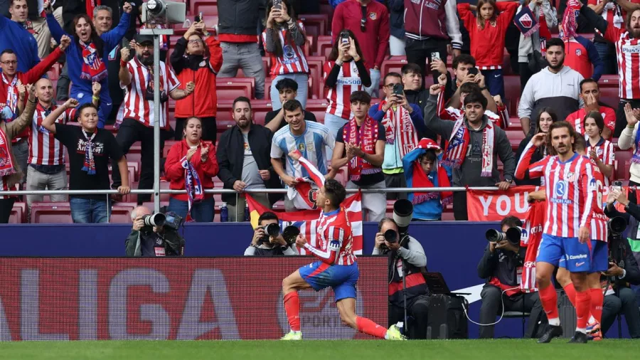 Guliano Simeone se estrenó con Atlético de Madrid en La Liga