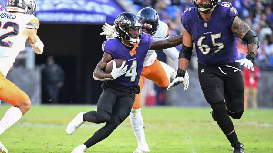 Los Ravens lucieron revolucionados y apalearon a los Broncos