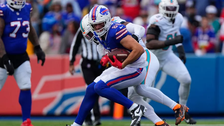 Los Bills le borraron la sonrisa a unos intensos Dolphins