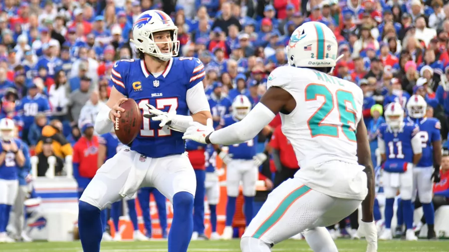 Los Bills le borraron la sonrisa a unos intensos Dolphins