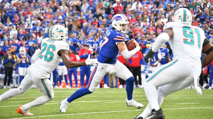 Los Bills le borraron la sonrisa a unos intensos Dolphins