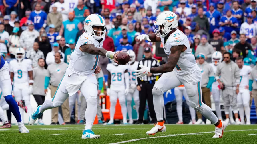 Los Bills le borraron la sonrisa a unos intensos Dolphins