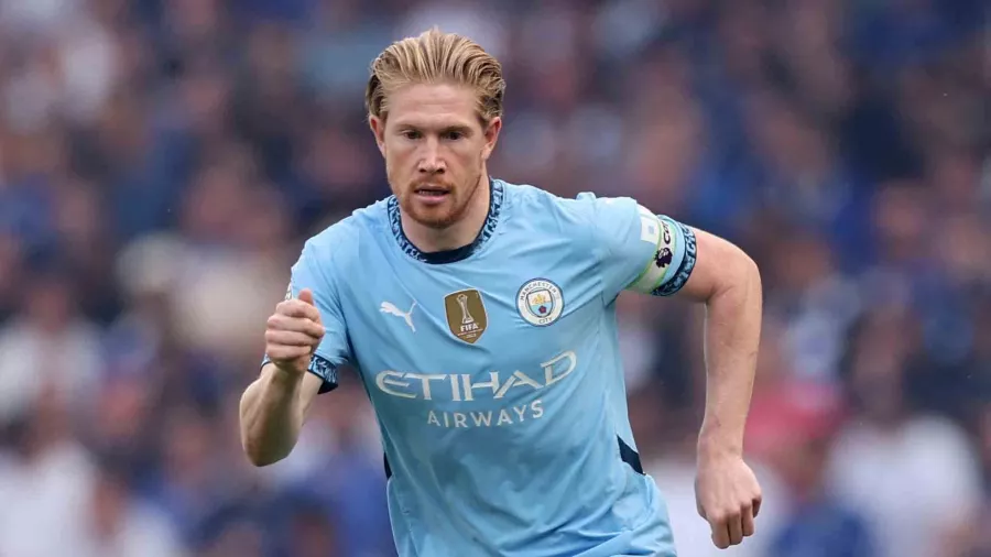 1. Kevin De Bruyne, mediapunta, Manchester City: 24.8 MDE