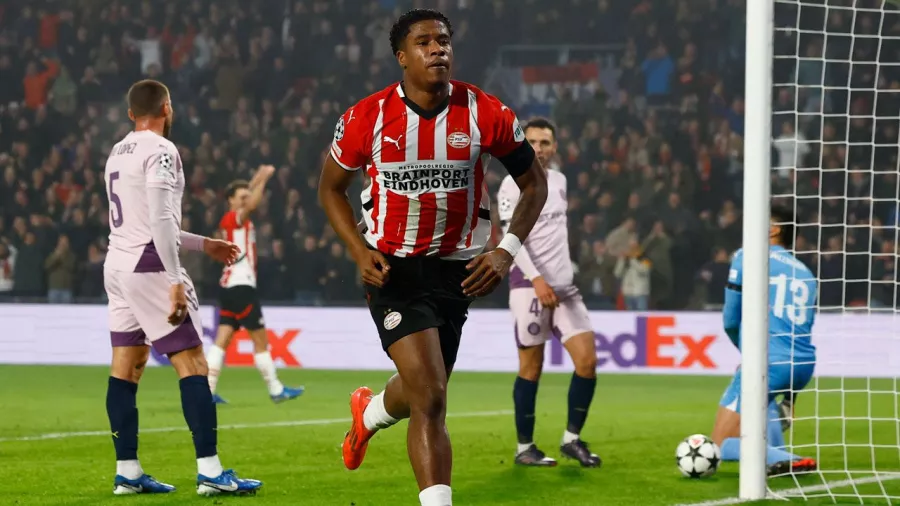 PSV dejó a Girona cerca de la eliminación en la Champions League