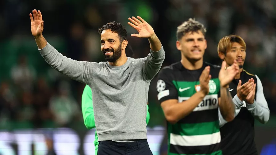 Despiden a Rubén Amorim como héroe tras golear al Manchester City