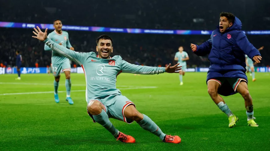 Paris Saint-Germain 1-2 Atlético de Madrid