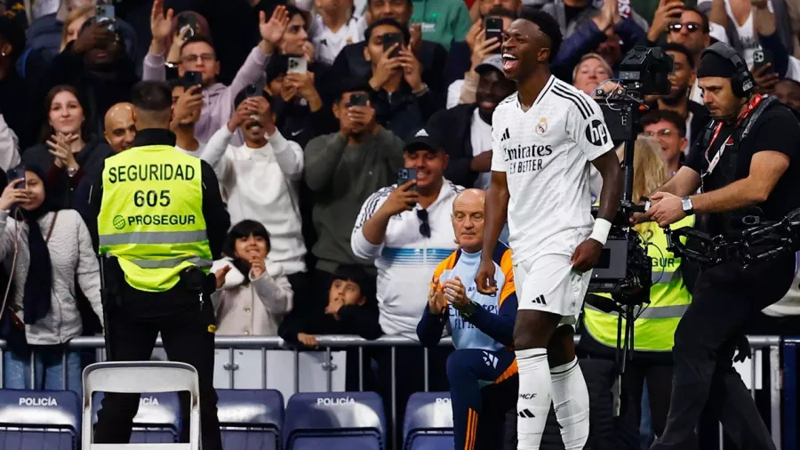 Vinícius Jr. anotó su segundo hat-trick en La Liga contra Osasuna