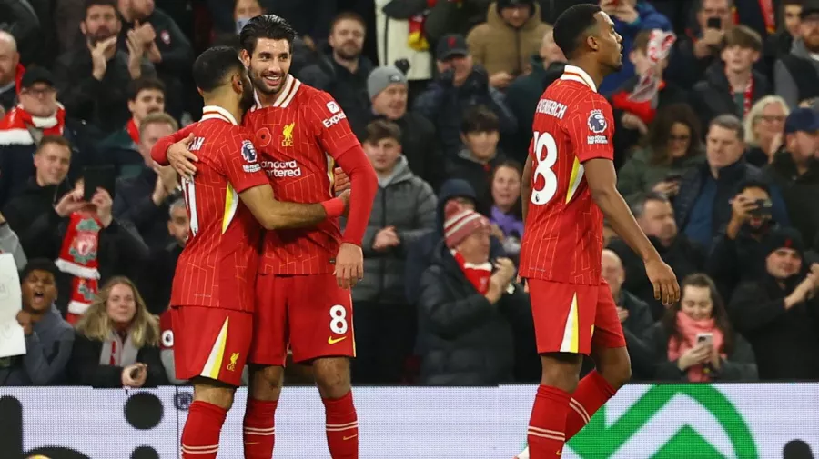 Liverpool es líder con 28 puntos, cinco unidades más que Manchester City