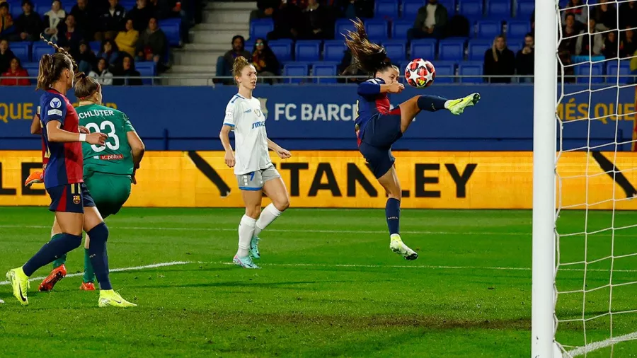 El Barelona lo logró; vapuleó 7-0 en Champions League femenil