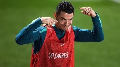 ¡Inagotable! Cristiano Ronaldo, dándolo todo en el entrenamiento de Portugal