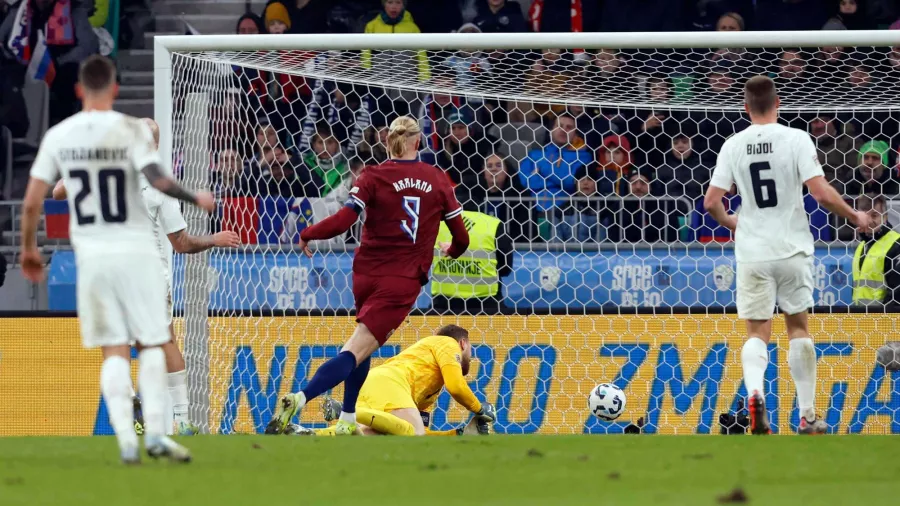 Erling Haaland recuperó la ventaja para los ‘Leones’ antes del descanso.