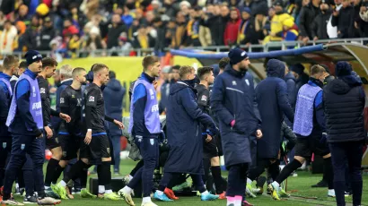 La Selección de Kosovo abandonó el juego ante Rumania