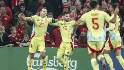 En el complemento, Ayoze Pérez hizo el segundo de España. Y un error de Fabián Ruiz devino en el único tanto de Dinamarca.	