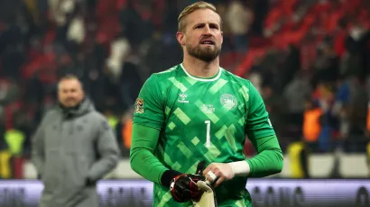 Kasper Schmeichel 'colgó ceros' para Dinamarca