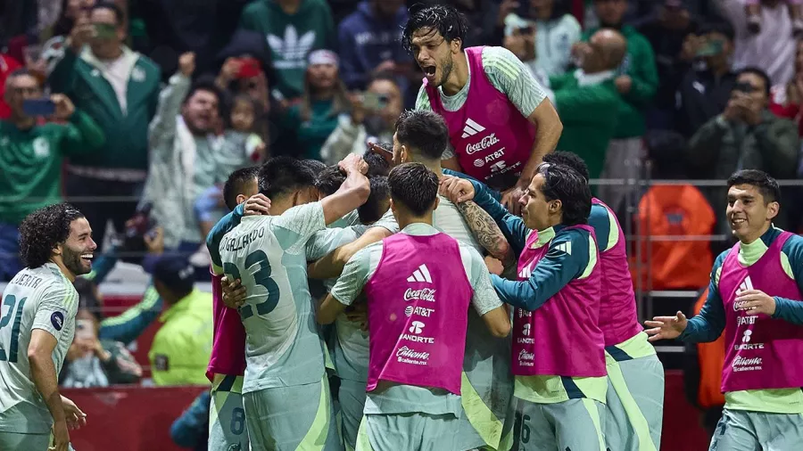 Así festejó el Tri la remontada en Toluca y el pase al final four de la Nations League.