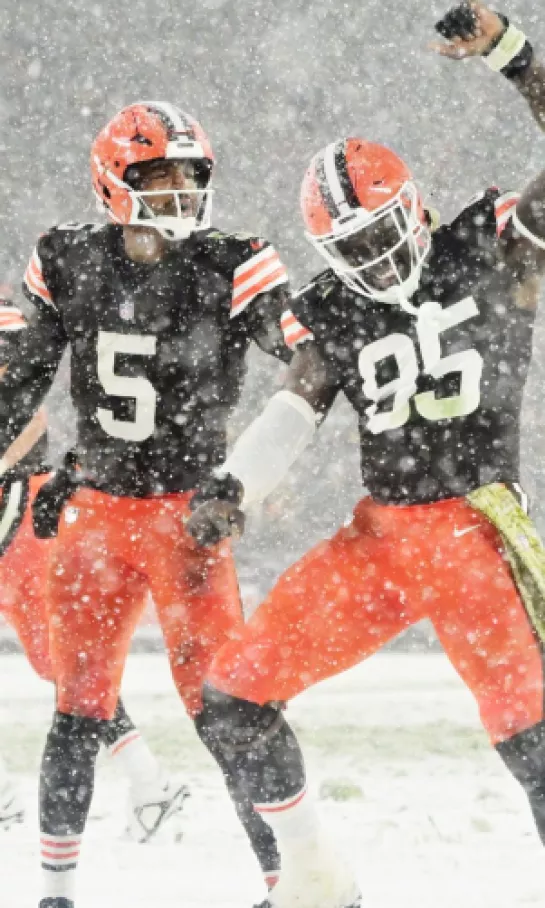 Cleveland fue 'la sociedad de la nieve' y derrotó a Pittsburgh