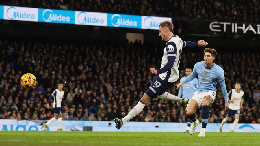 Maddison fue la figura de Tottenham que venció 4-0 al City