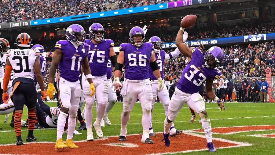 Los Vikings le arrebataron el partido a los Bears