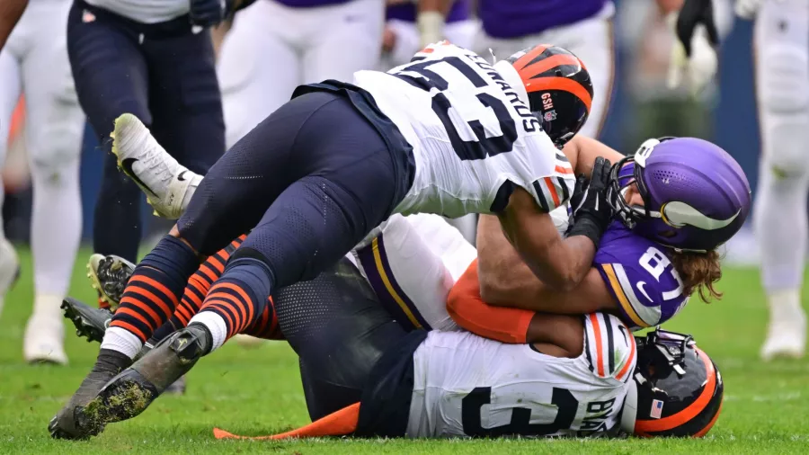 Los Vikings le arrebataron el partido a los Bears