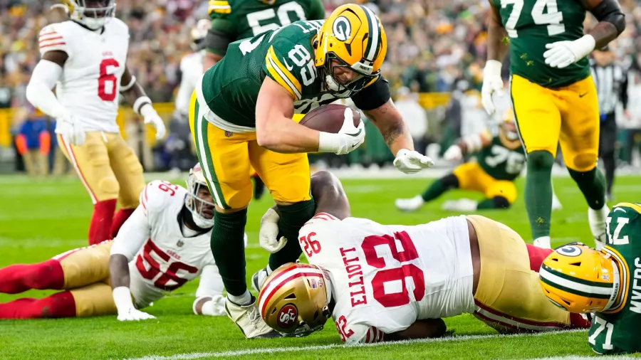 Green Bay exhibió a unos mermados 49ers