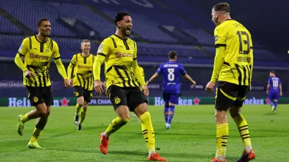 Borussia Dortmund se afianzó en la parte alta de la Champions League