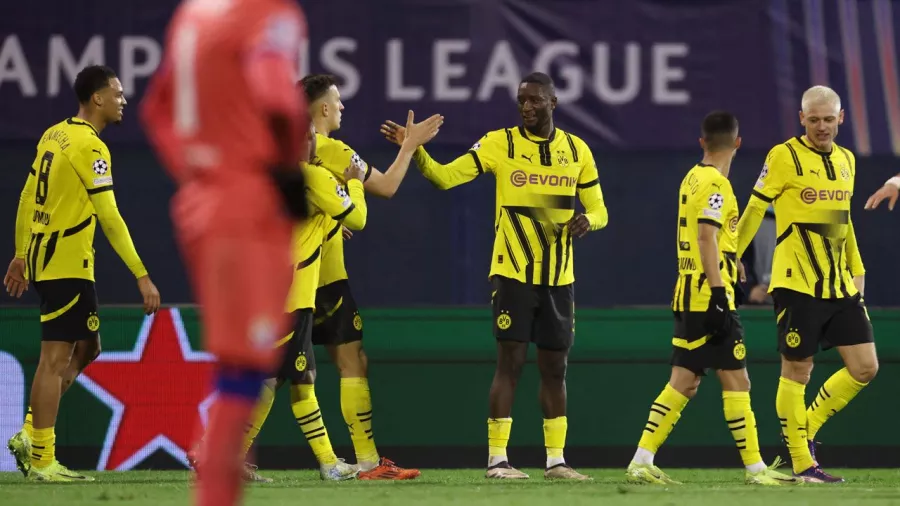 Borussia Dortmund se afianzó en la parte alta de la Champions League