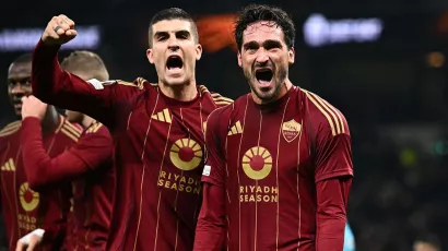 Con gol al 90'+1, la Roma empató en su visita a Londres.