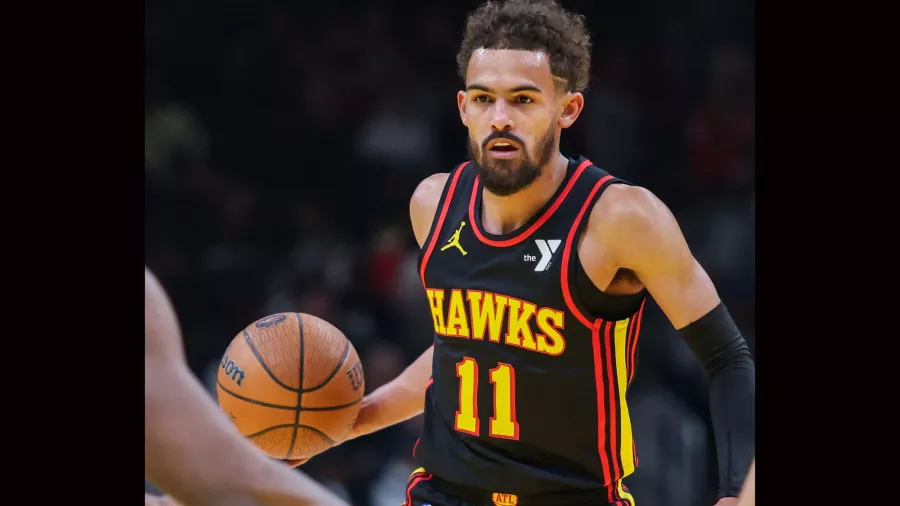 Trae Young y su espectacular tarde de 22 asistencias