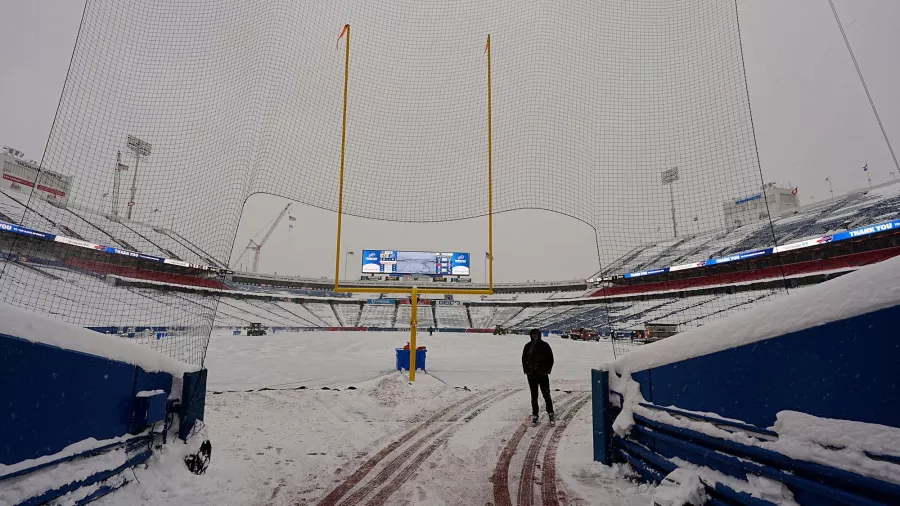 La nieve se apoderó del estadio de los Bills, pero sí habrá juego contra los 49ers