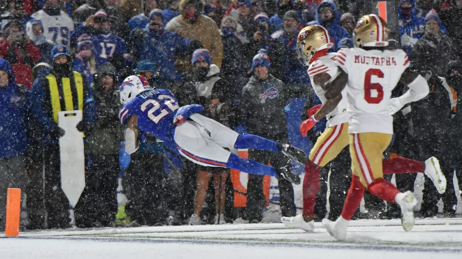 Los Bills no tuvieron problema para vencer 35-10 a unos mermados 49ers