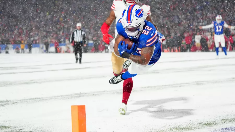 Los Bills y la nieve arrollaron a los 49ers