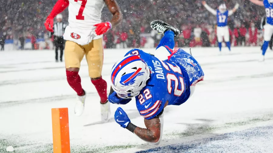 Los Bills y la nieve arrollaron a los 49ers