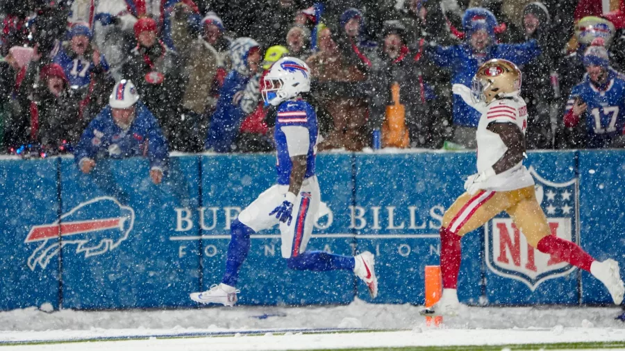 Los Bills y la nieve arrollaron a los 49ers