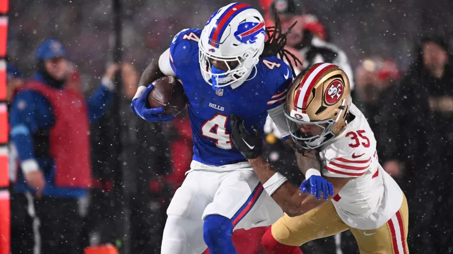 Los Bills y la nieve arrollaron a los 49ers