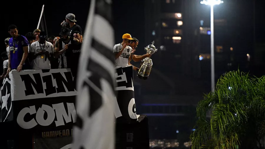 Celebración inolvidable por el título del Botafogo