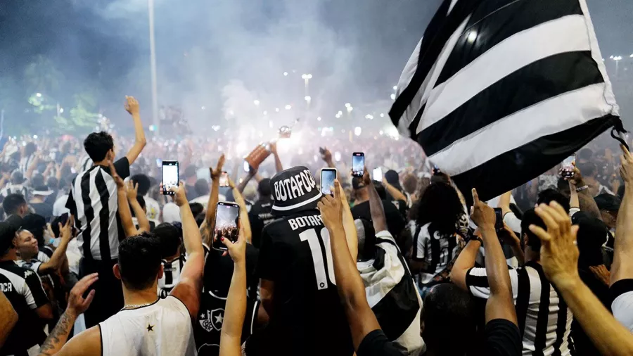 Celebración inolvidable por el título del Botafogo