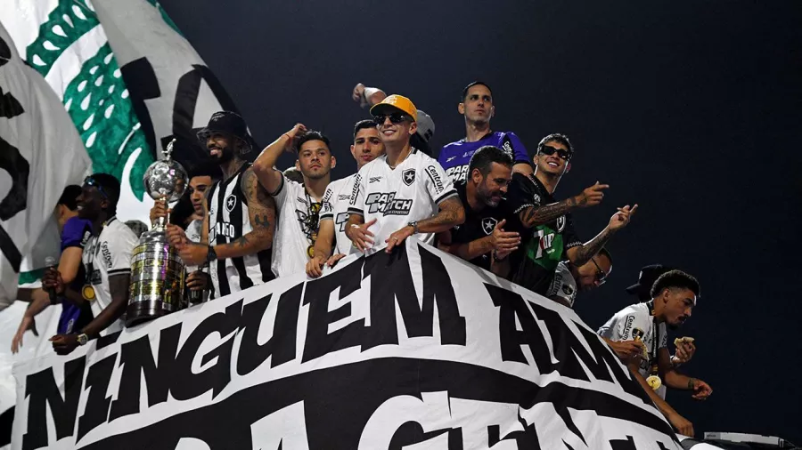 Celebración inolvidable por el título del Botafogo