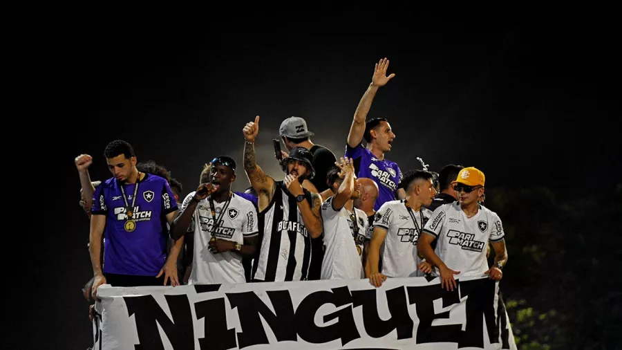 Celebración inolvidable por el título del Botafogo