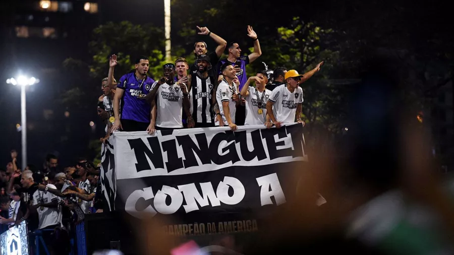 Celebración inolvidable por el título del Botafogo