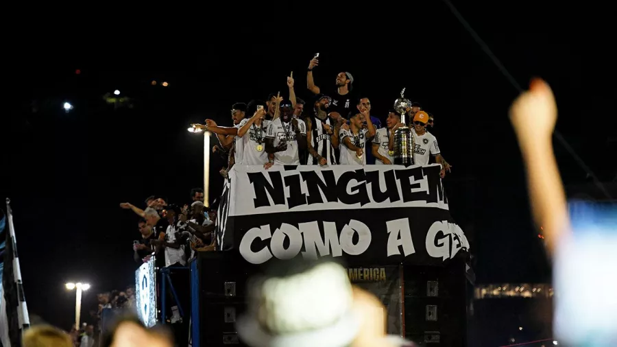 Celebración inolvidable por el título del Botafogo