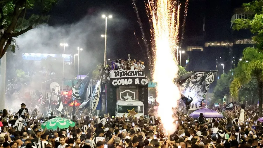 Celebración inolvidable por el título del Botafogo