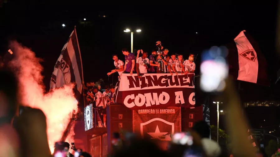 Celebración inolvidable por el título del Botafogo